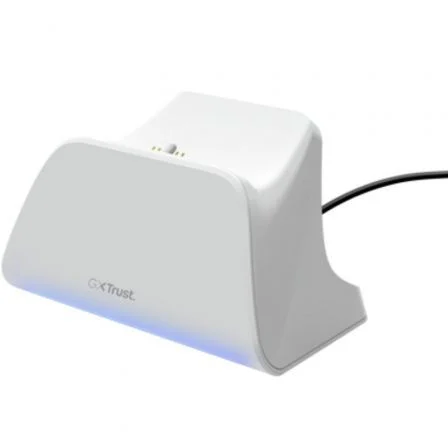 Trust Base de carga rápida para PS5 GXT 255 Blanco Soporte de carga rápida con indicadores lumínicos Trust Base de carga rápida para PS5 GXT 255 Blanco Soporte de carga rápida con indicadores lumínicos